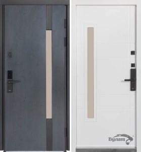 Булат Термо Хаус Електро, модель 705/431. Колір: Антрацит темний/Вулична Білий атласний