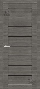 Дверне полотно Deco 10 (чорне скло) 40мм Cortex, шт