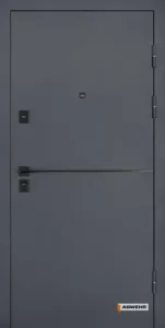 Вхідні металеві двері з терморозривом модель Solid комплектація Defender