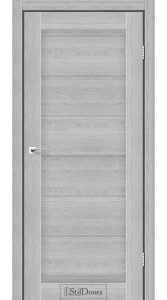 Двері StilDoors Toronto дуб сріблястий глухе