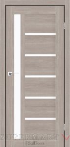 Двері StilDoors Nice капучіно скло Сатін