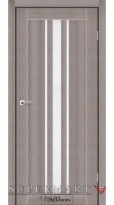 Двері StilDoors Arizona трюфель скло сатин