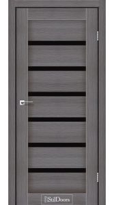Двері StilDoors Florida дрім вуд скло чорне