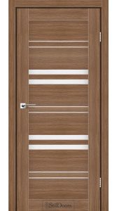 Двері StilDoors Slovenia італійський горіх скло сатин