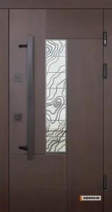 Вхідні двері з терморозривом модель Paradise Glass комплектація Bionica Combo