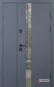 Вхідні двері модель Nordi Glass комплектація Defender 1200