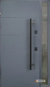 Вхідні нестандартні двері з терморозривом модель Leavia комплектація FRAME